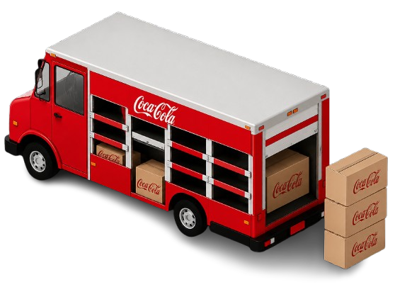 Caminhão delivery BEES